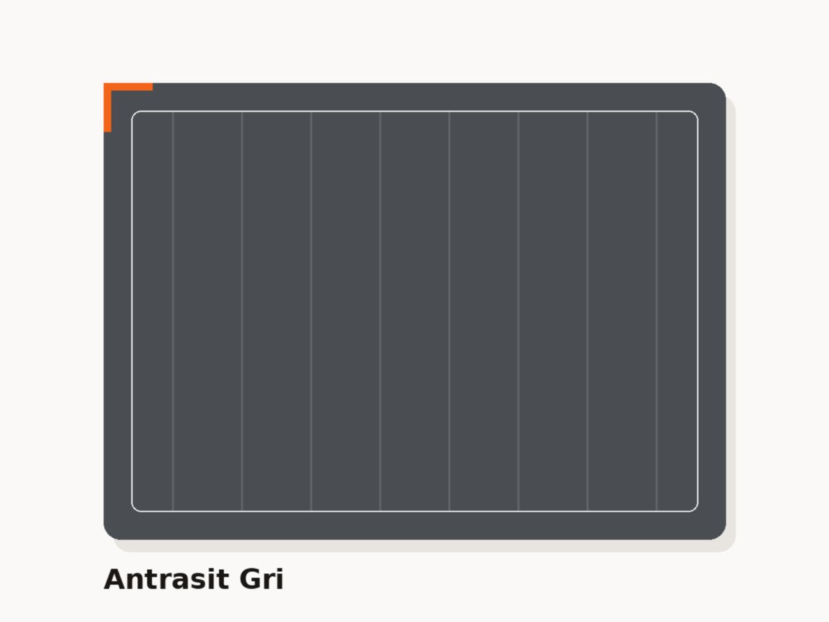 Antrasit Gri Kapak - Renk Değişimi